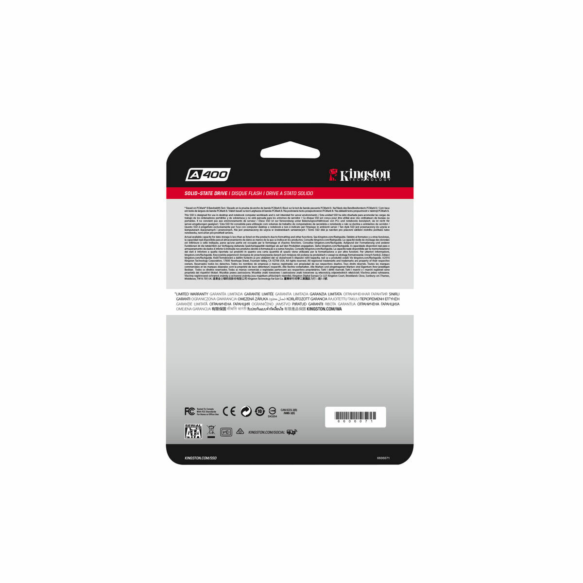 Твърд диск Kingston A400 480 GB SSD SSD